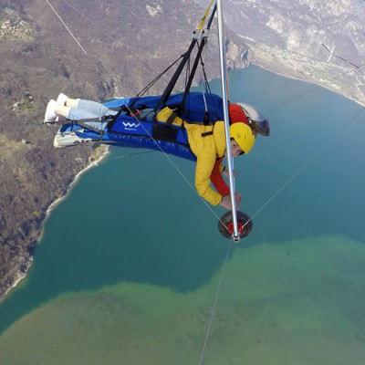 Deltaplano biposto sul Lago...