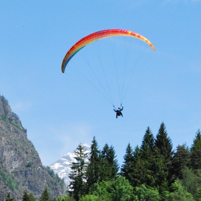 volare in parapendio biposto in Valle d'Aosta