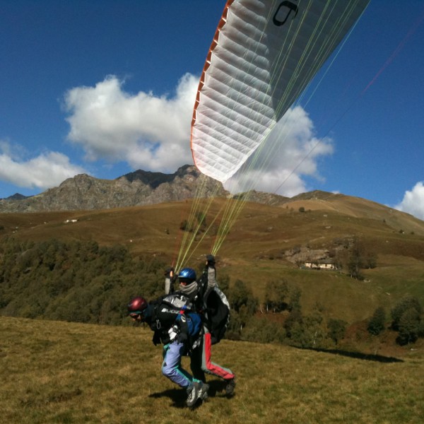 volare in parapendio con Pierandrea Patrucco in Piemonte