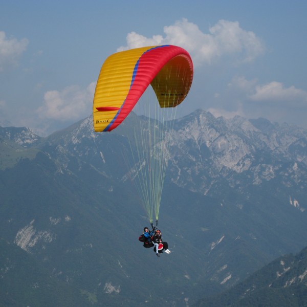 Volare in parapendio con Nicole