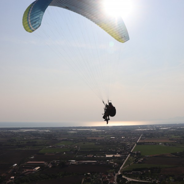 Parapendio biposto a Paestum - Capaccio