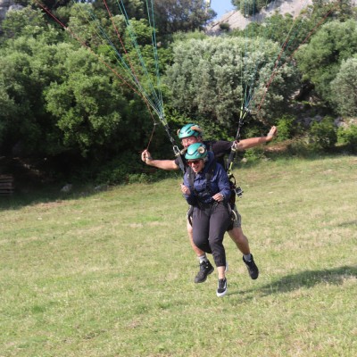 Parapendio biposto a Paestum - Capaccio