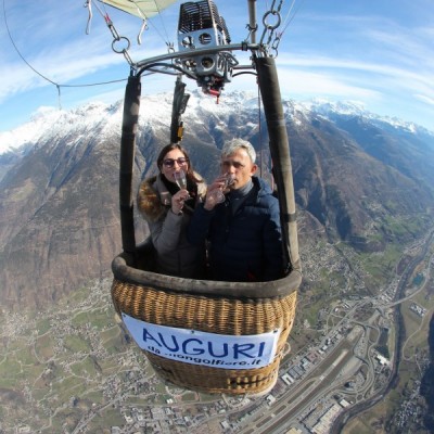 volare in mongolfiera in Valle d'Aosta esclusivo per coppie