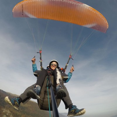 Volo in parapendio biposto per coppie a Borso del Grappa