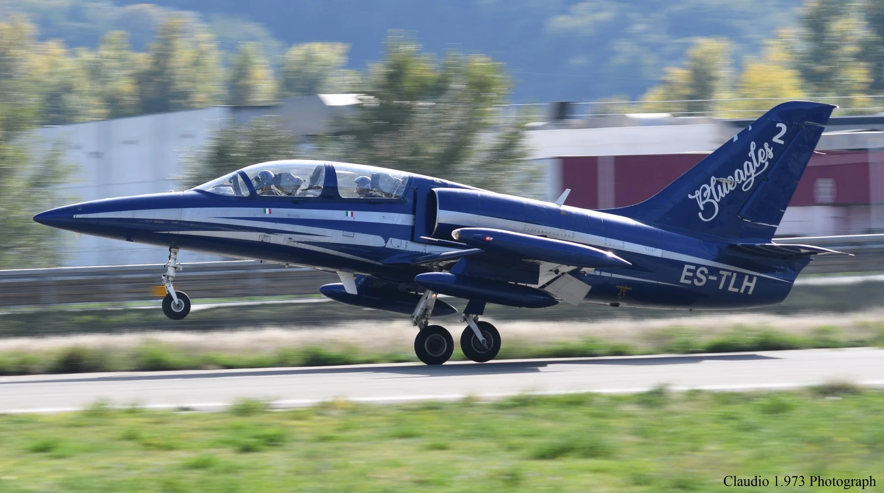 L-39 durante il decollo